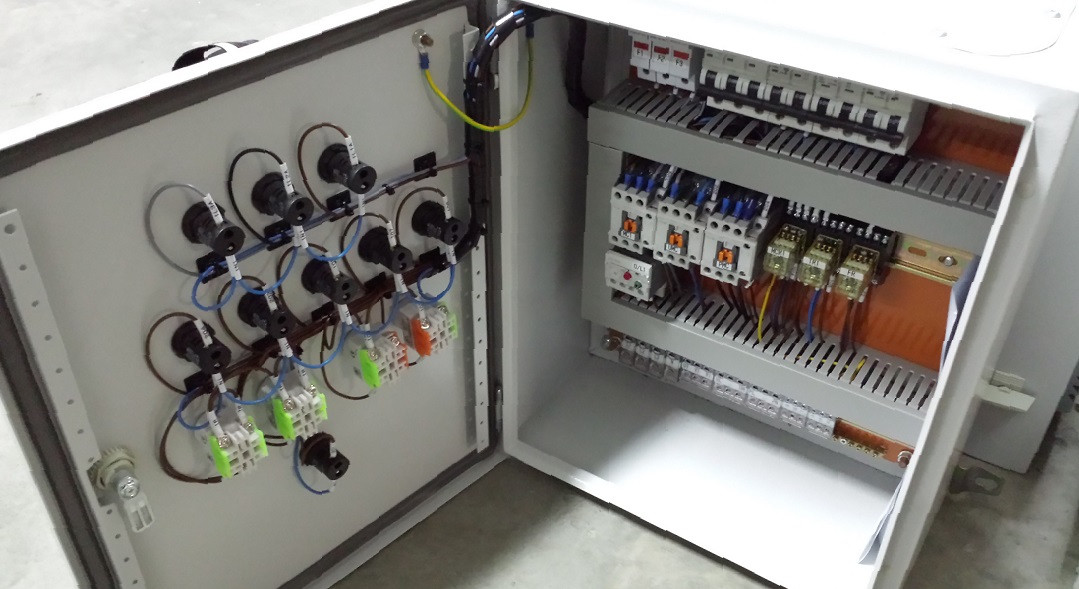 Сборка и монтаж щитов управления системами вентиляции и кондиционирования.